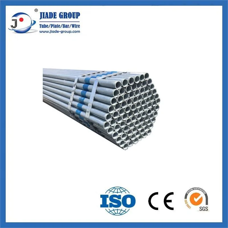 Welded Carbon Seamless Steel Tube Sch40 Sch60 Sch80 Square Hot DIP Galvanized Steel Pipe