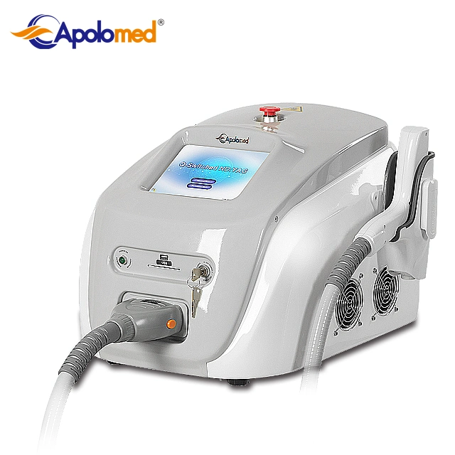 1064nm/532nm ND YAG Laser Equipment Portable Tattoo Entfernung Q-Switch ND: YAG Laser Equipment (HS-220)