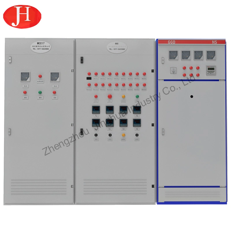 Sistema de control eléctrico automático equipo fabricante de máquinas de procesamiento de la fécula de patata