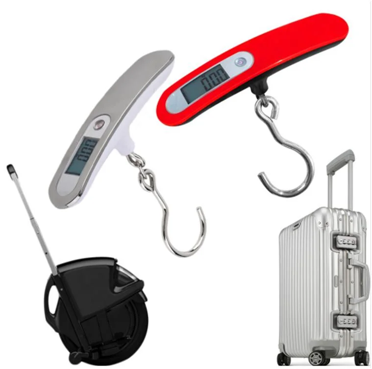 50kg with LCD Backlit Portable Travel Use Luggage Fishing Hanging Scale