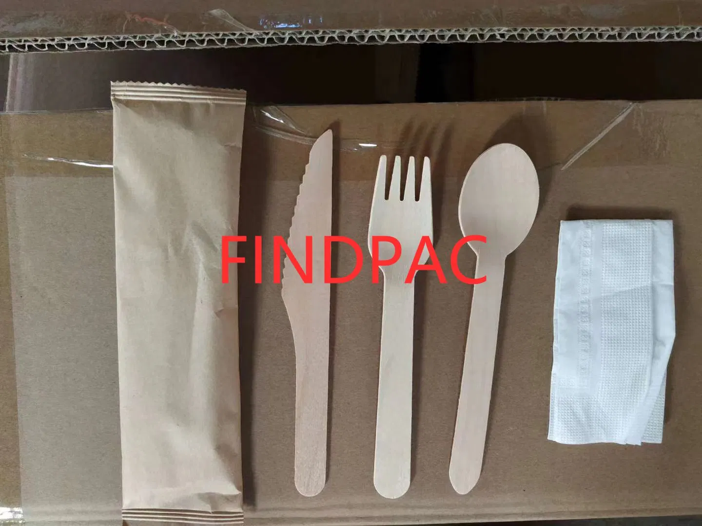 Biodegradable Wooden Disposable Cutlery Set Birch Wood Fork