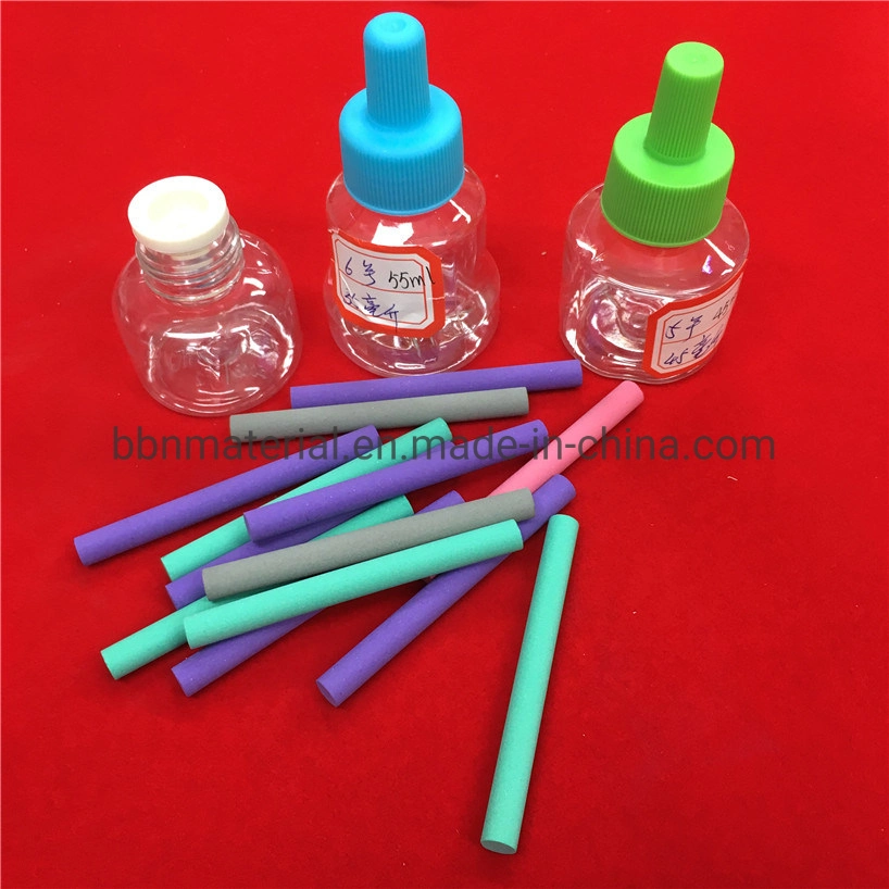 High Strength Mosquito Liquid Absorption Porous Colorful Wooden Ceramic Wick Fiber Rod Refill Bottle Used