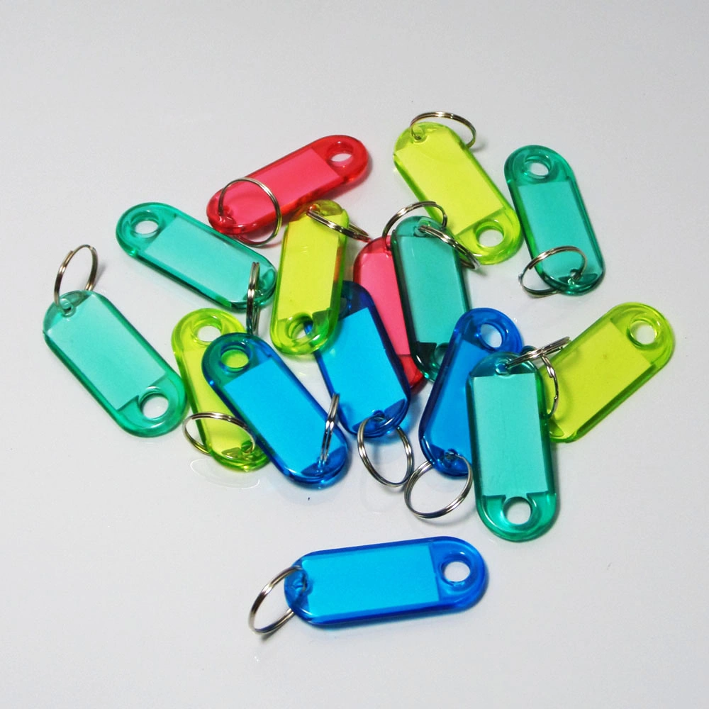 Different Colors Transparent Blank Key Tags