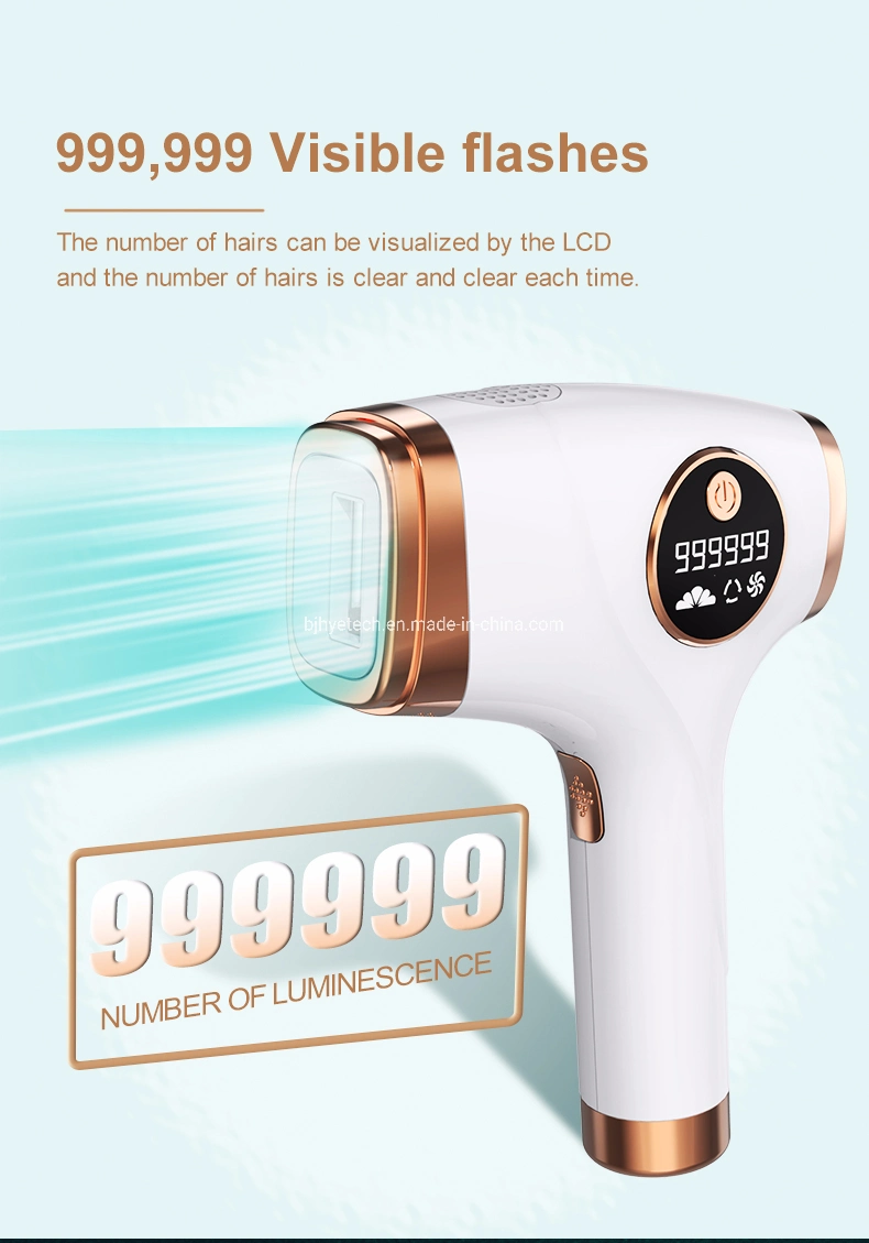 Private Label Home Use Beauty Intense Pulsed Light Portable IPL Hair Removal Device Professional Laser Hair Removal Hair Loss