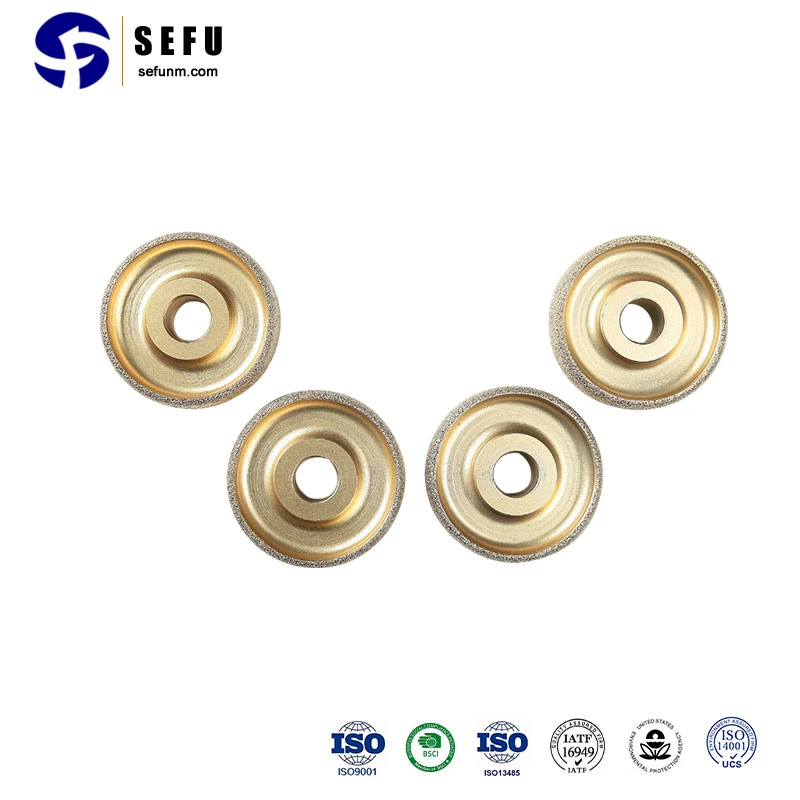 Sefu China Brazed Diamond Bohrwerkzeuge Lieferanten 150mm Vakuum Brazed Diamant Schleifscheibe Super Schleifscheiben zum Schleifen von Metall