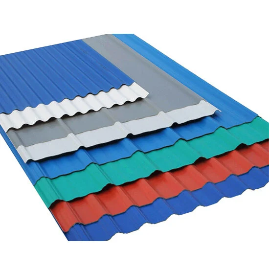 Chapa de acero corrugado de chapa galvanizada con revestimiento de color PPGI Hoja de impermeabilización de materiales de construcción