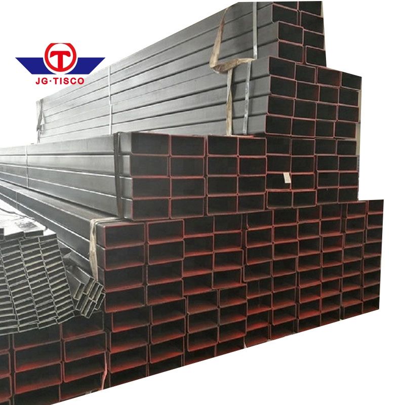 Shs Rhs Black Iron Tube Square and Rectangular Hollow Section Steel Pipe Profile