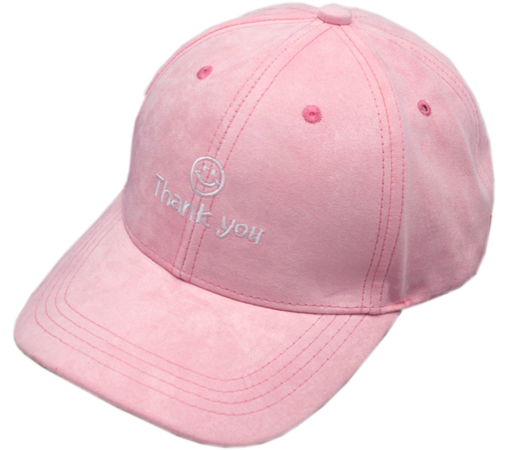 New Fashion Winter Customize Logo Embroidered Suede Baseball Cap