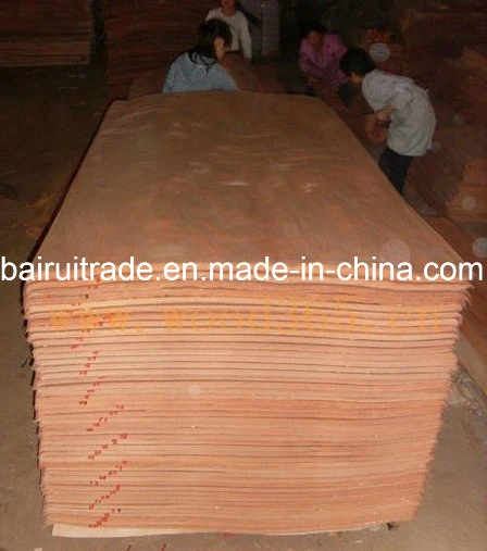 0.3mm Rotary Cut Red Wood Veneer for Plywood