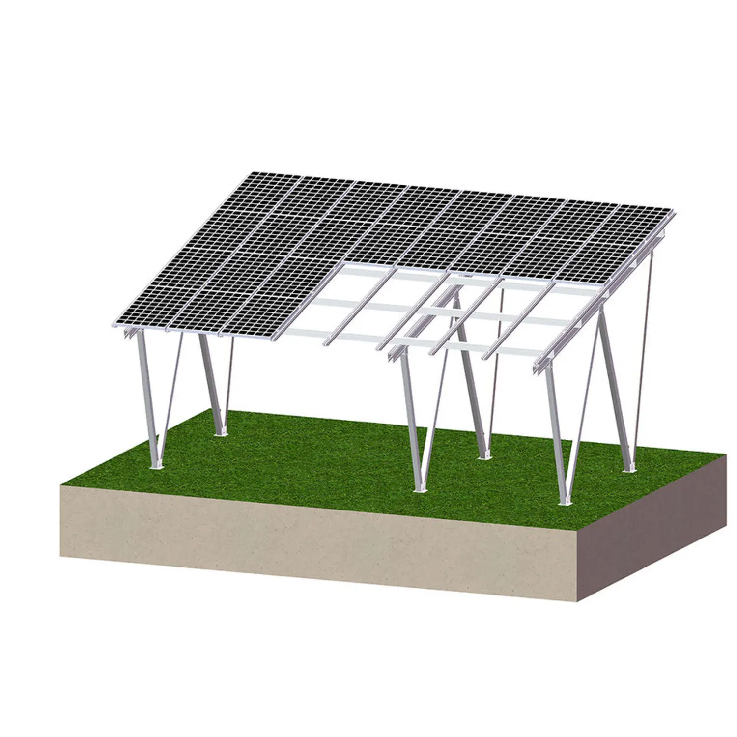 High quality/High cost performance  Solar Carport Mounting with Waterproof Structure Carport System