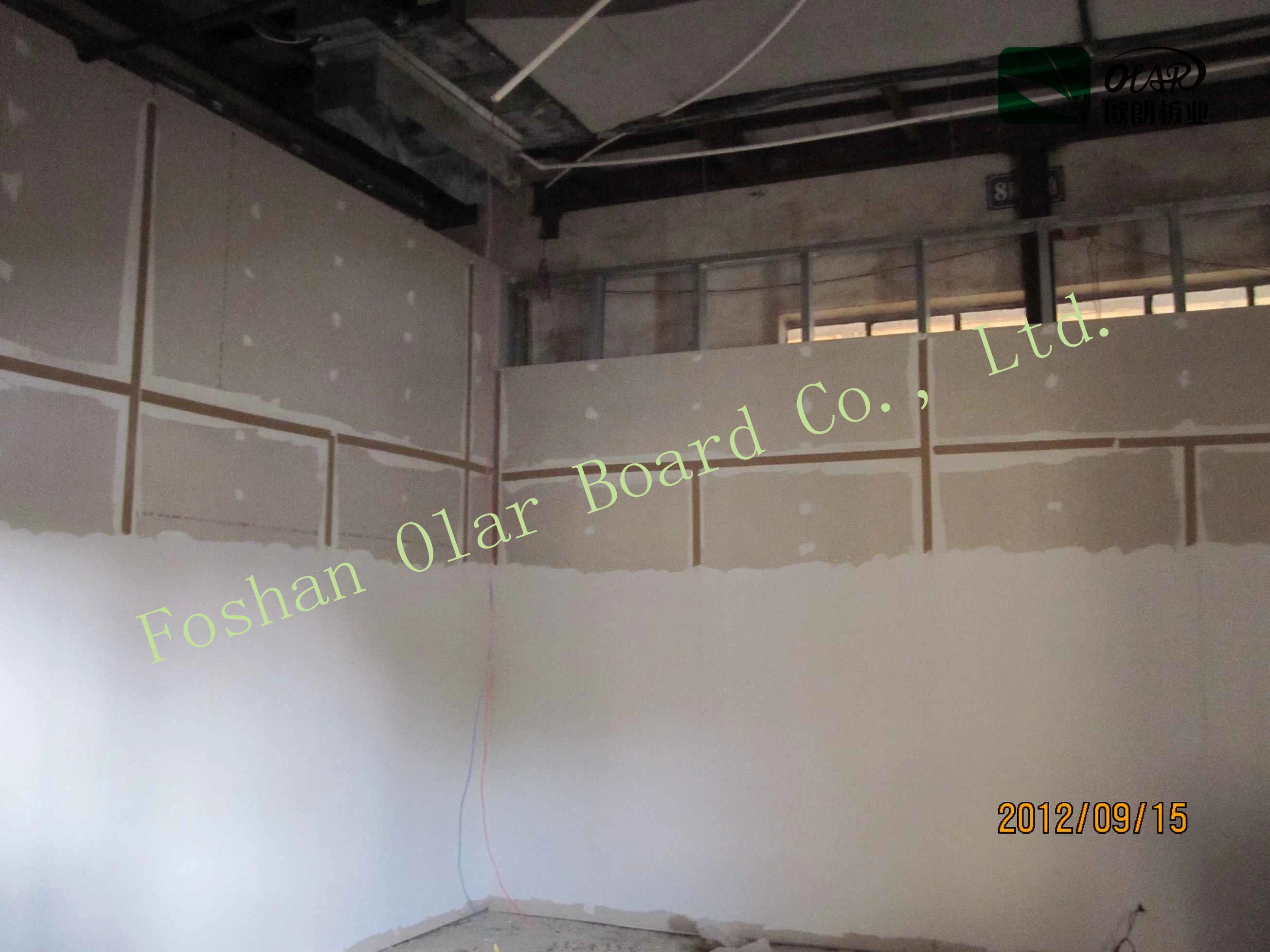 Fireproof Fiber Cement Board for Interior Partition/ Ceiling