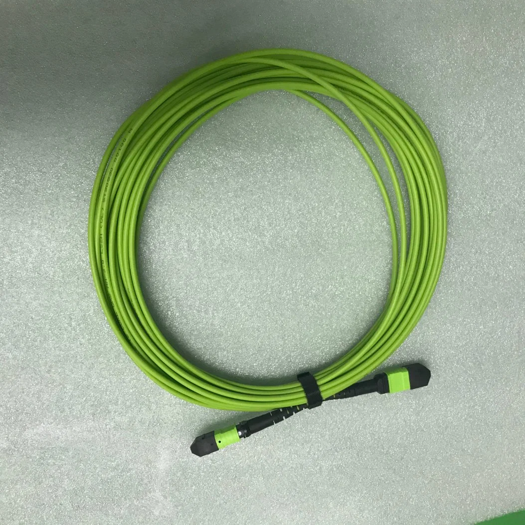 MPO (Female) -MPO (Female) Fiber Optical Patch Lead with Om5 Fiber Cable 10 Meter