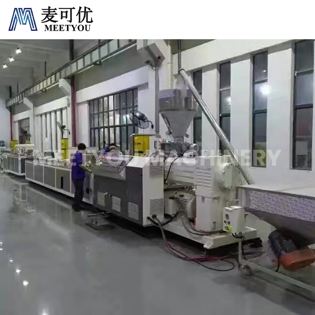 Meetyou Machinery PP Profile Production Line ODM Custom China PVC High Degree Automation PVC Profle Extruder Fabricante Configurar el perforado Máquina