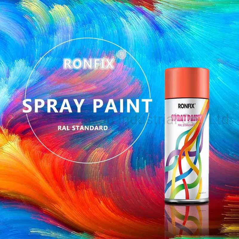 Ronfix Sprühfarbe RAL Standard, Custom Color Sprühfarbe (RAL &amp; PANTONE), Aerosol Sprühfarbe, Acryl Sprühfarbe, Auto-Farbe