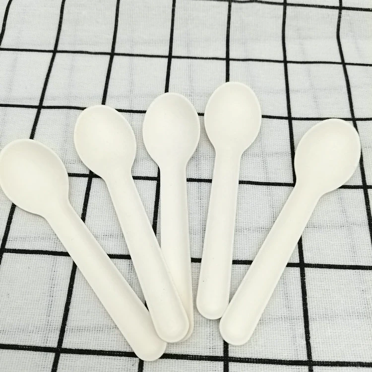 Disposable Sustainable Bagasse Cutelery Set Knife Fork Spoon