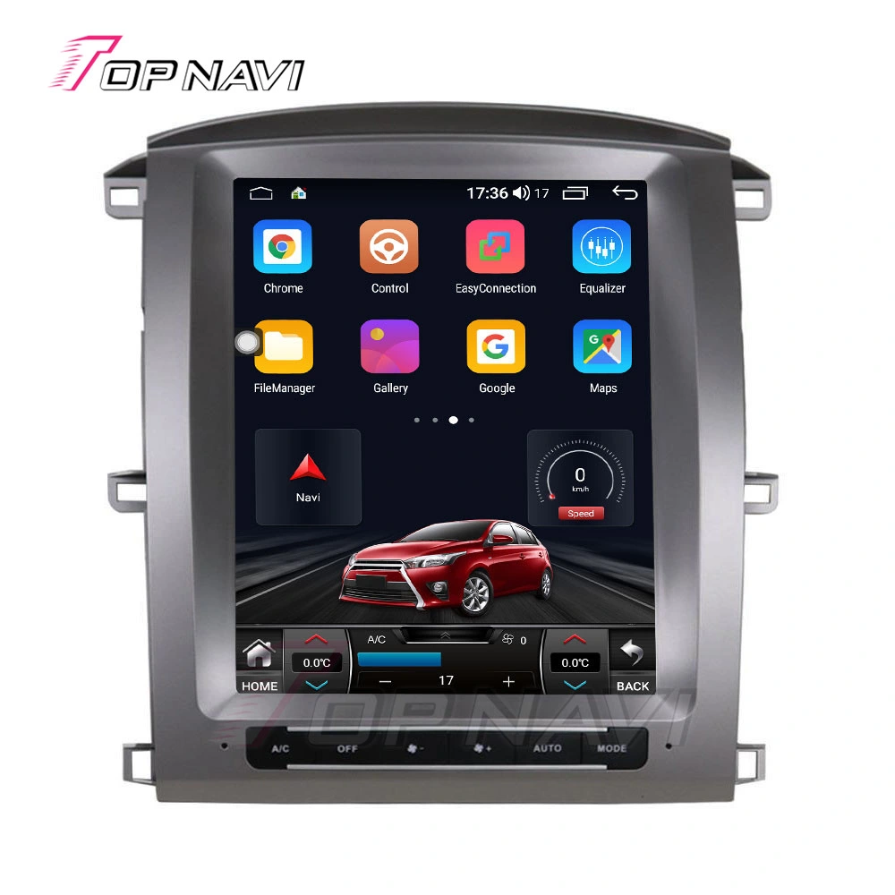 High Resolution Car Android Auto Video for Toyota Land Cruiser 100 2003 2004 2005 2006 2007 Wireless DVD Player