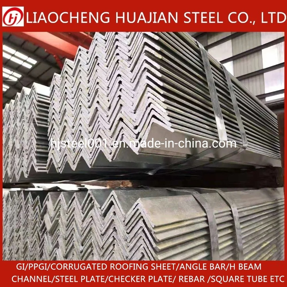 China Supplier Building Material Galvanized HDG Iron Steel Angle Price