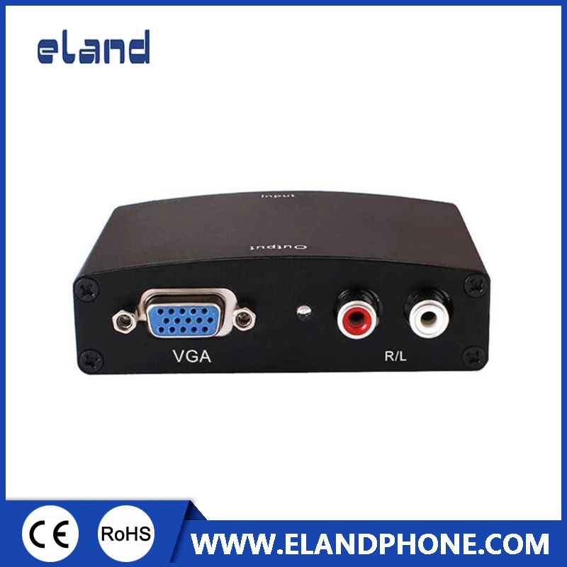HDMI 1080p mâle vers VGA femelle Adaptateur convertisseur vidéo avec L/R