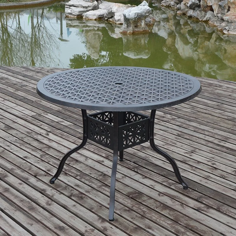 Cast Aluminum Patio Furniture Outdoor Garden Furniture Padova Round Dining Table