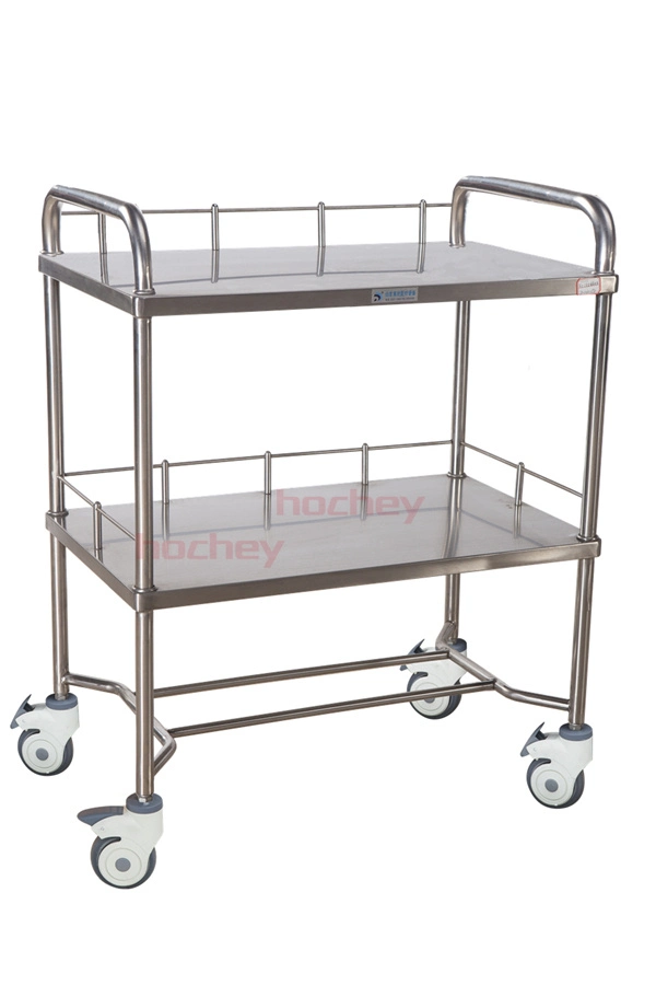 Preço de fábrica B13 Carrinho de aço inoxidável Medical Instrument Trolley Hospital Mobiliário para o Hospital