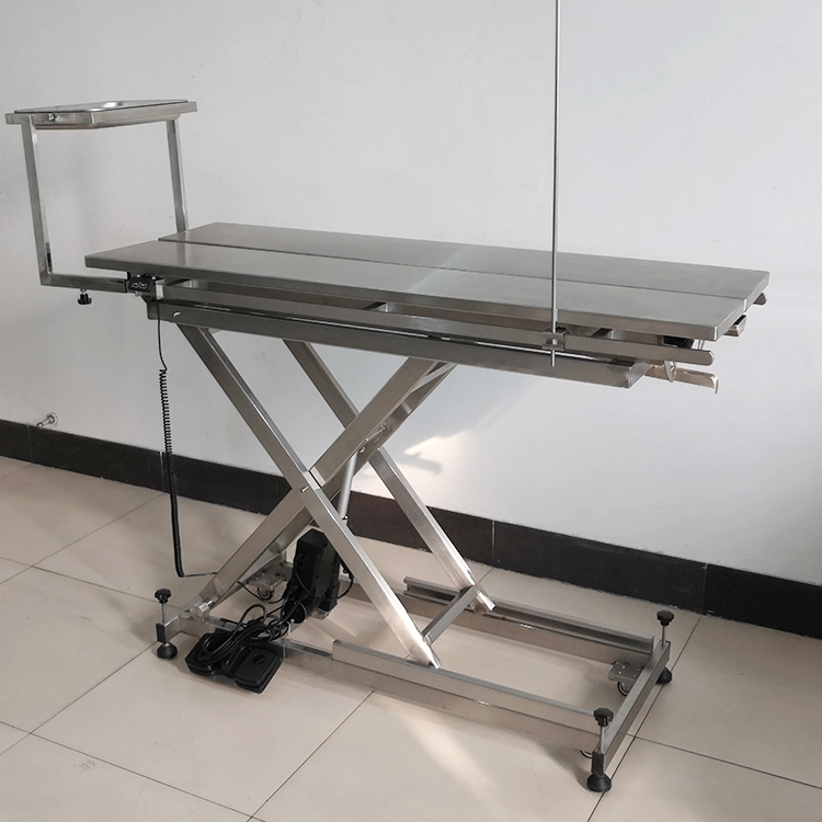 New Products on China Market Vet Clinic Electric Surgical Bed, Pet Animal Veterinary Dog Operating Table