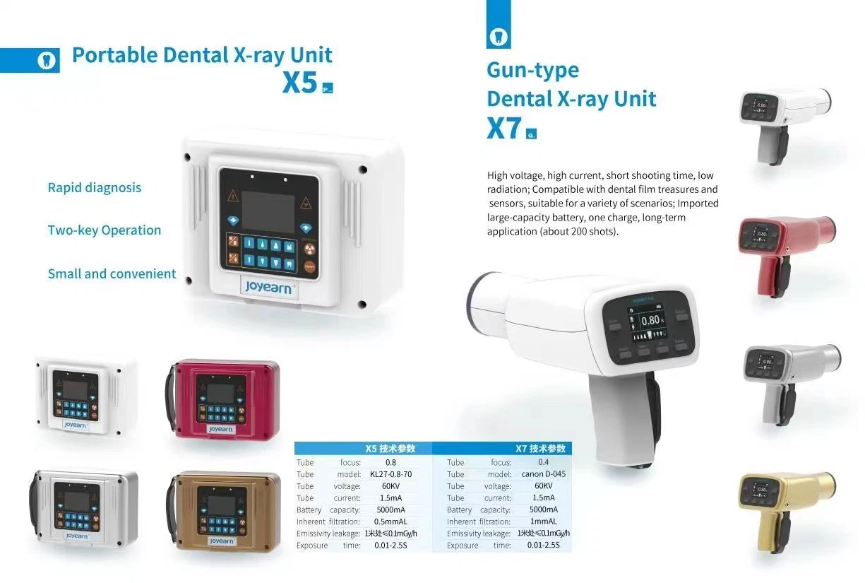 Dental X-ray Portable Dental Unit Digital X Ray Image Unit Machine System Equipment Mobile Dental Rvg Sensor X Ray Camera