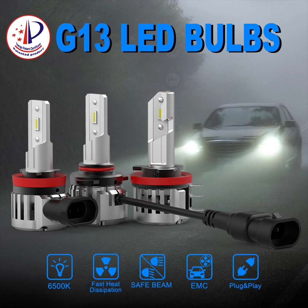 G13 led headlight h7 h8 h11 h4 strong canbus error free led headlamp 60W 10000lm auto car lamps 9006 HB4 headlight led bulbs