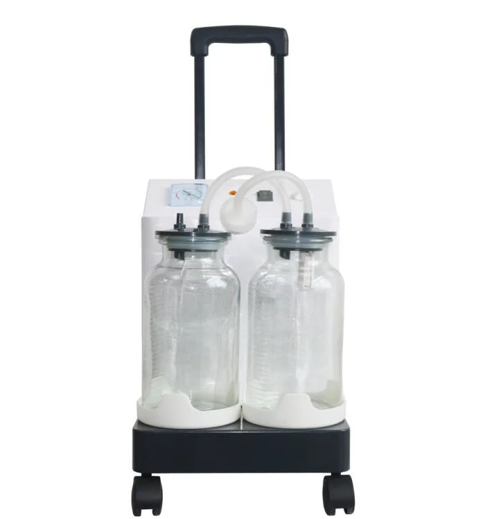 Two Bottles Electric Suction Unit Machine Hospital Use Device