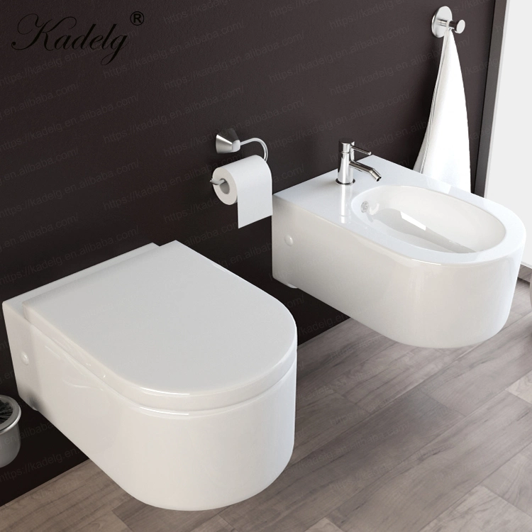 Itanlian Design Wc Bidet Wand Konfrontiert Hängend White Wc Wasser Schrank