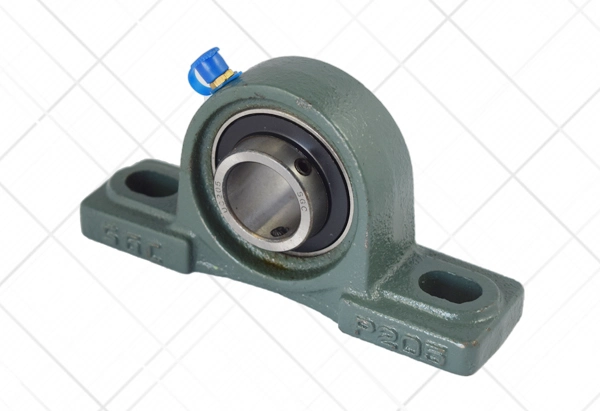 Pillow Block Bearing Manufacturer with Cast Iron Housing and Brass Nipple for Agricultural/Foodstuff/Textile/Construction Machinery