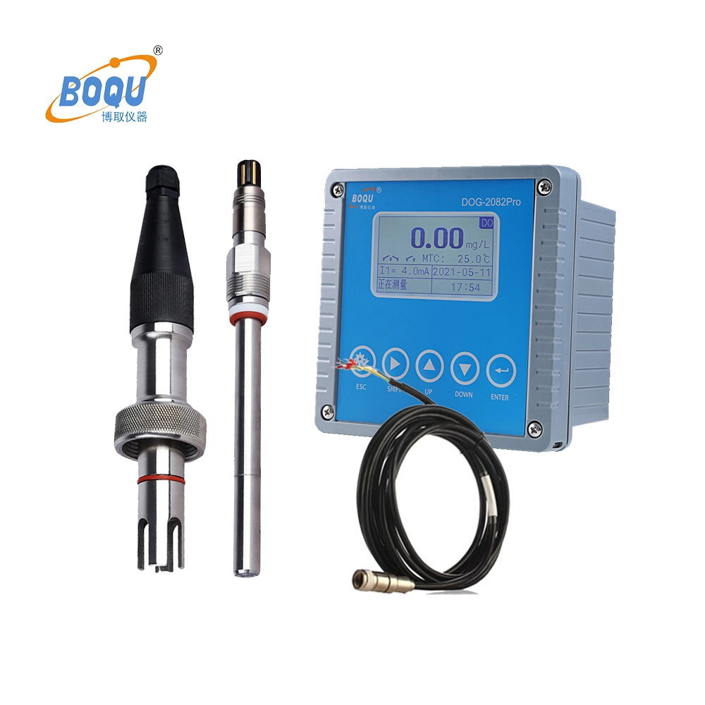 Boqu Dog-2082PRO with Hygienic Do Electrode for Fermentation Application Online Dissolved Oxygen Meter