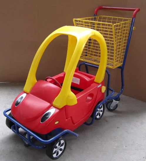 Cute and Safe Children Shopping Cart for Supermarket