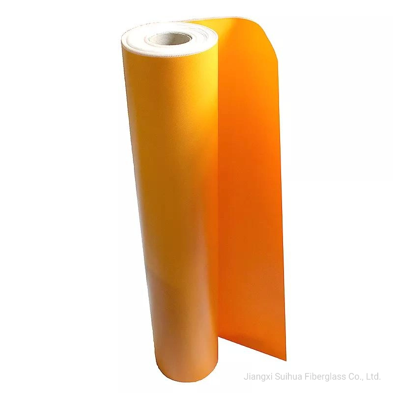 Fiberglass Roll Thermal Insulation Fabric Silicone Coated Fiberglass Fabric