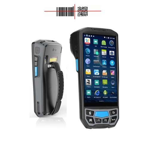 Android All in One Mobile Computer POS Terminal Fingerprint 4G Rugged Portable Barcode Scanner PDA with RFID Reader/WiFi NFC Pdas