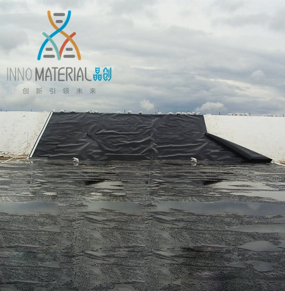 HDPE Black Dam Liner Imprägnierung Geotextil und Preisblatt wasserdicht Membran-Geomembran