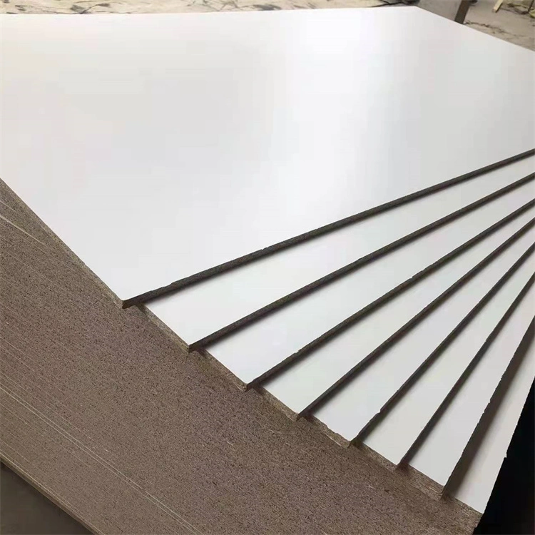 Wood Grain White Black Melamine Particle Board 18mm 20mm