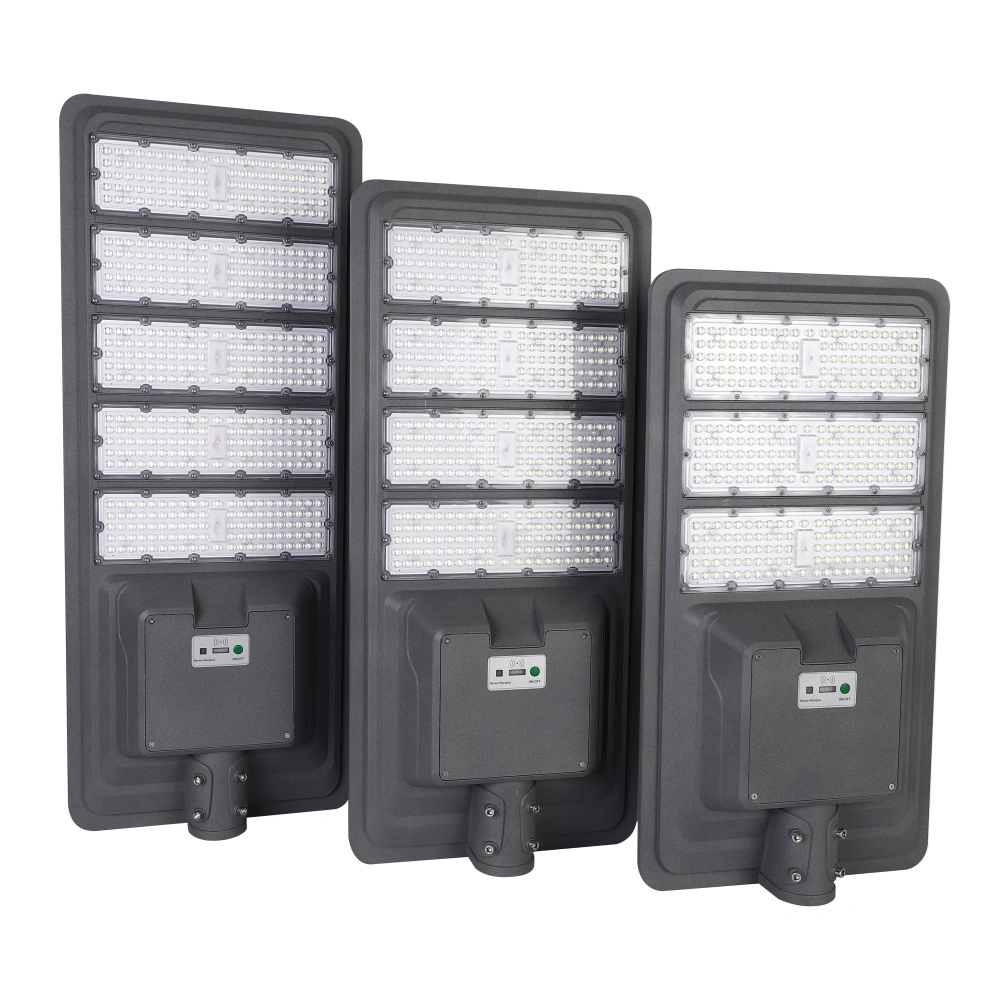 Luz solar LED Street com sensor de movimento de jardim de 300 W com Bateria