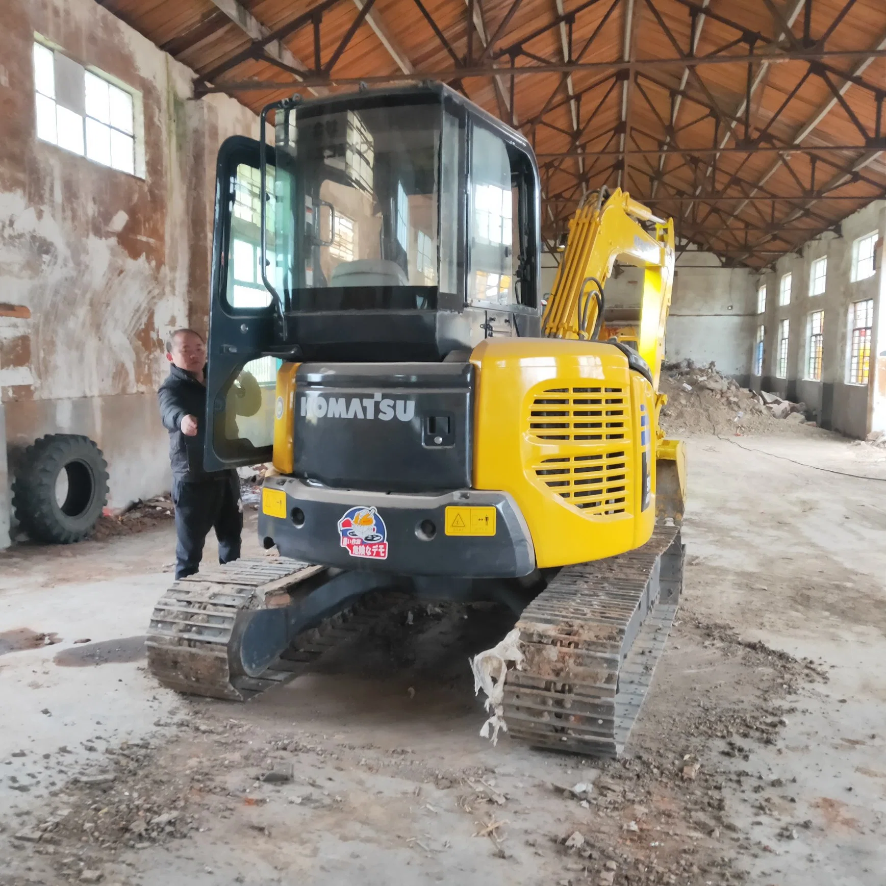 Excellent Working Condition Used Komatsu PC50mr Crawler Excavator in High Efficiency with