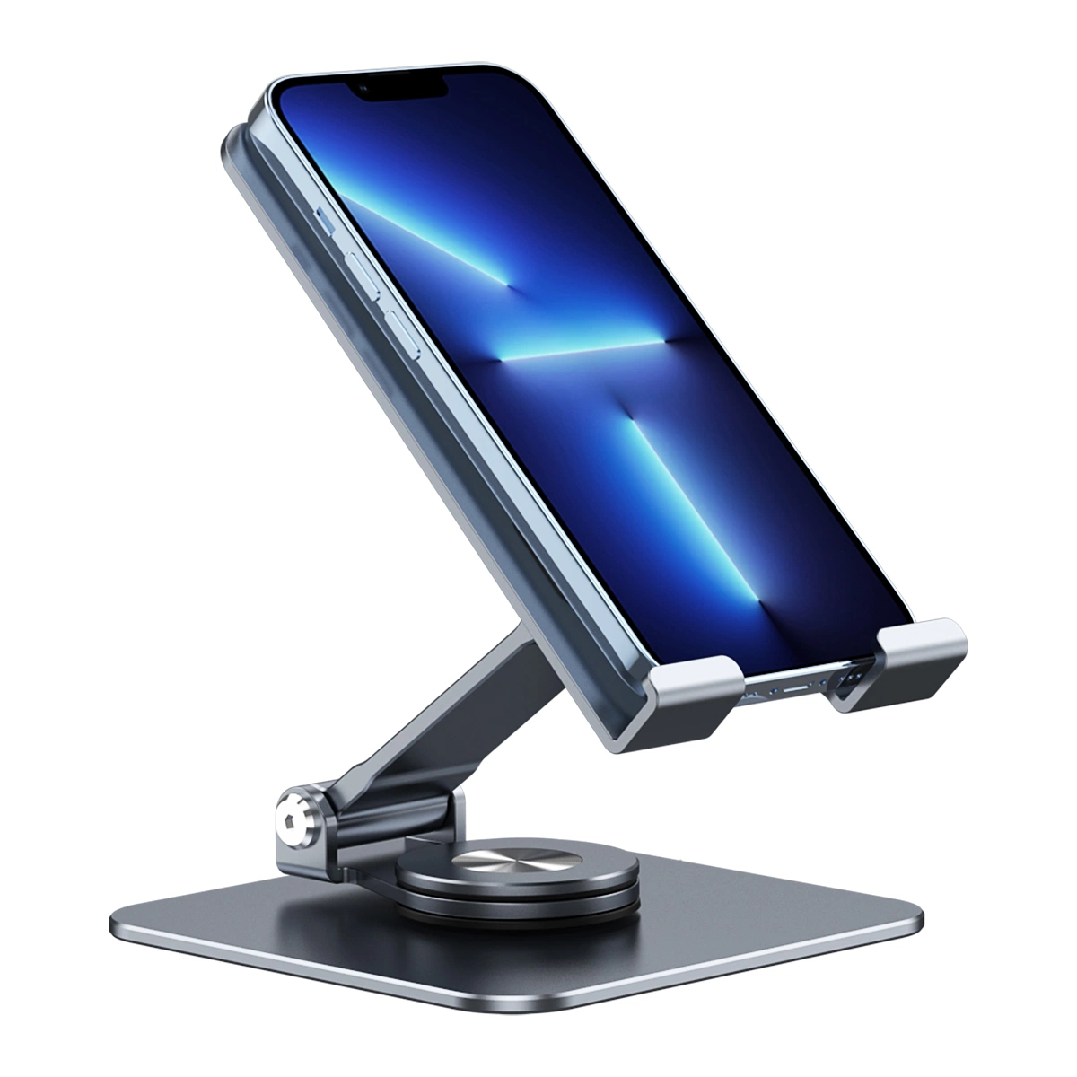 Aluminium Adjustable Folding Portable Flexible 360 Rotate Desk Holder Table Tablet Metal Stand Holder