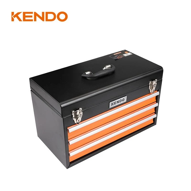 Kendo 86PCS Purpose Hand Tool Kits with Portable Tool Box with Ball Bearing Drawer Slides