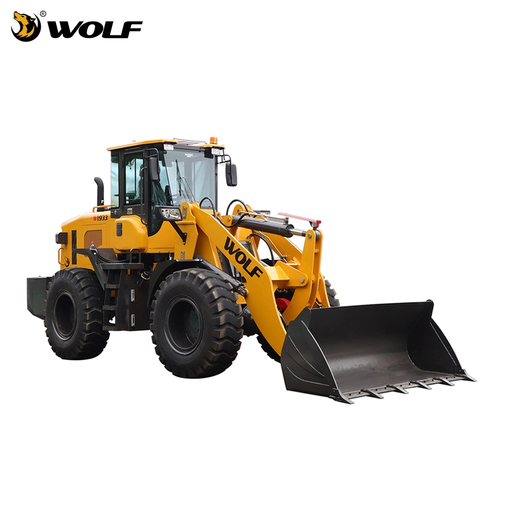 Wolf Chinese Factory CE Approved 3 Ton Wl933 Garden Articulated/Multifunctional Front End Small/Mini Wheel Loader Price with Kubota/Yanma Engine