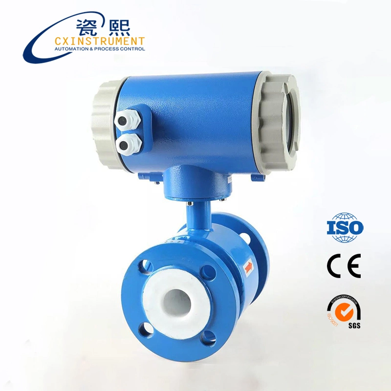 Remote Type Electromagnetic Flow Meter with LCD display