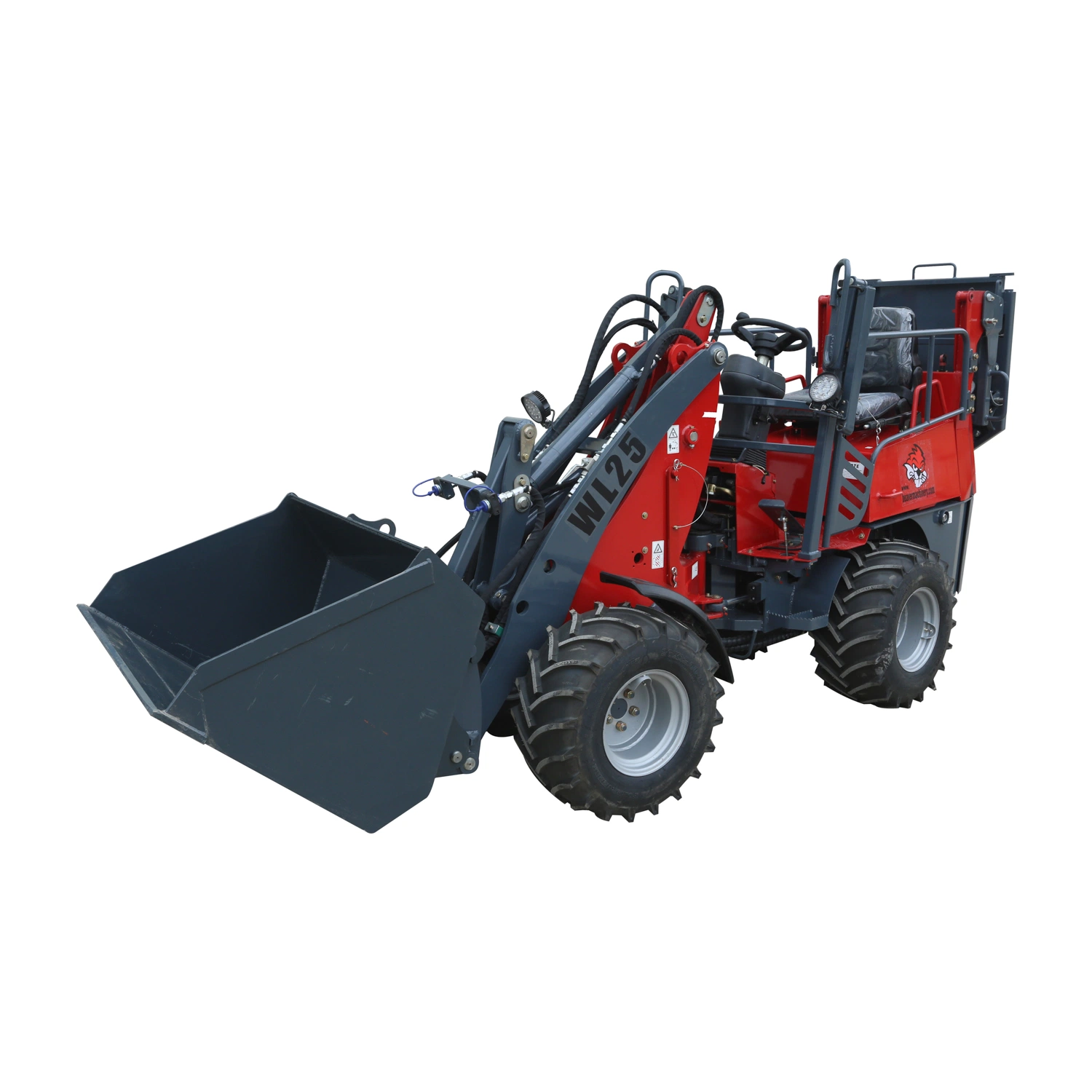 مجرفة تحميل أمامية صغيرة 25HP Wheel Loader Price Radlader