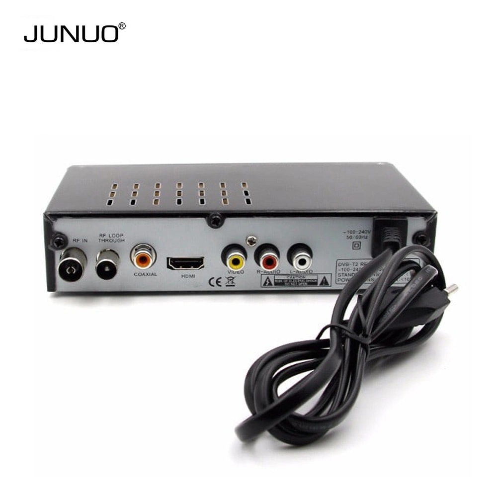 Junuo DVB-T2 TV Box MPEG4 H264 Mini Scart HD Set Top Box Digital DVB T2