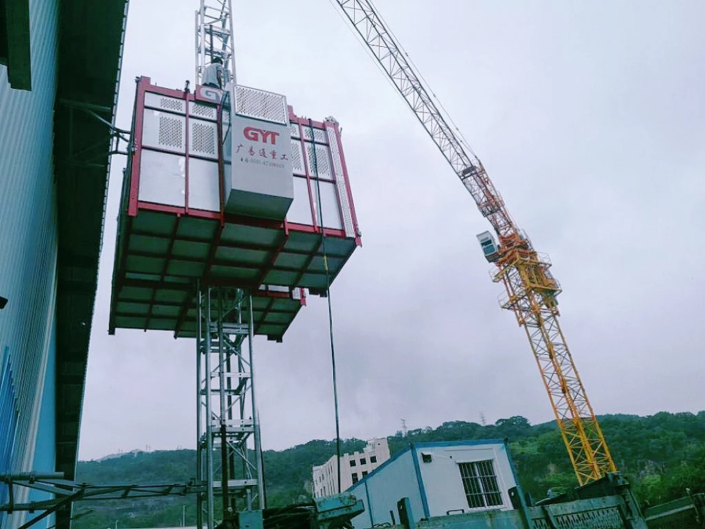 Secção do mastro utilizado para construção elevador