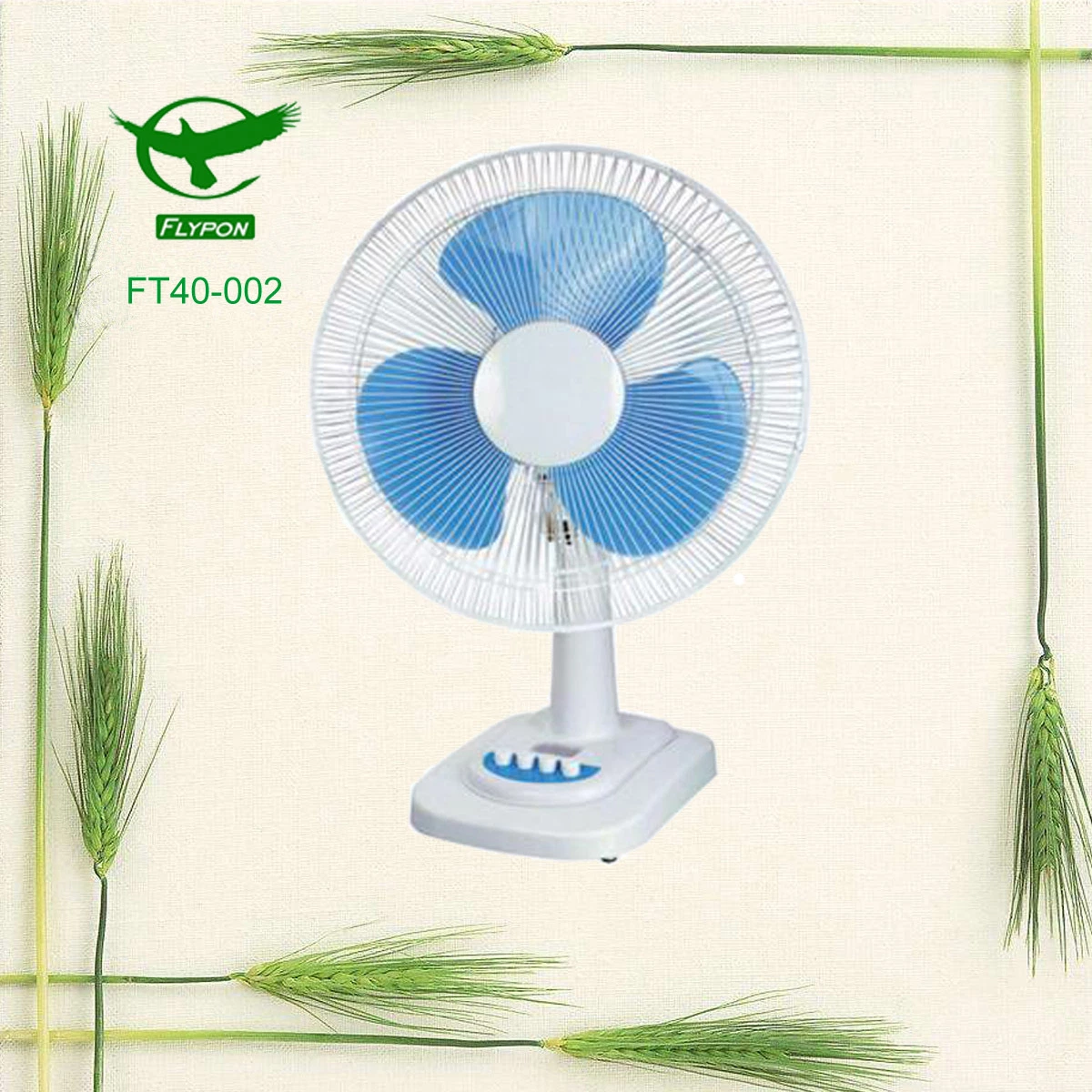 3 PP Blades 16inch Table/Desk Fan with Cooler Wind