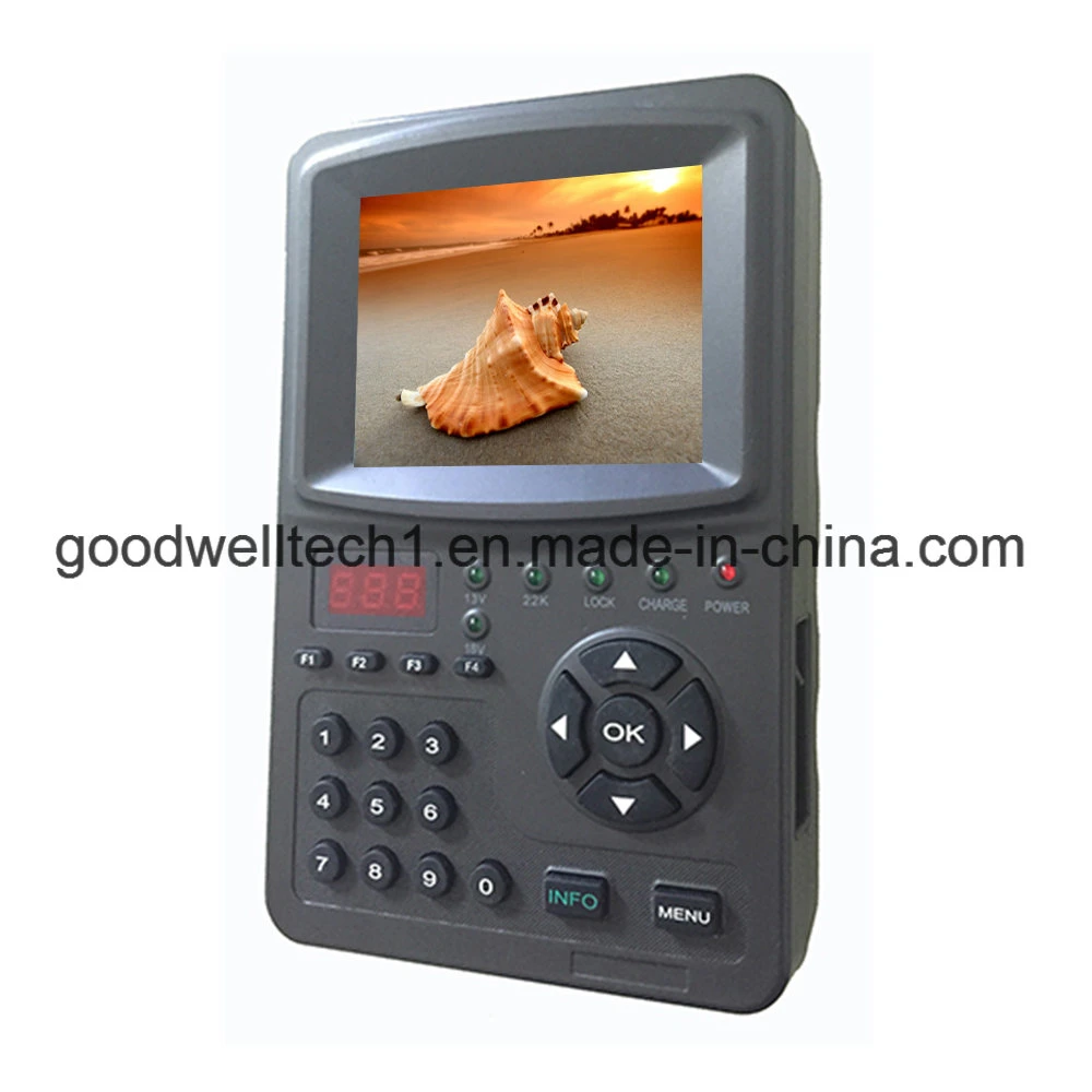 Portable 3.5" Professional Satellite Finder Support DVB-S/S2, MPEG-3/4 Signal Test