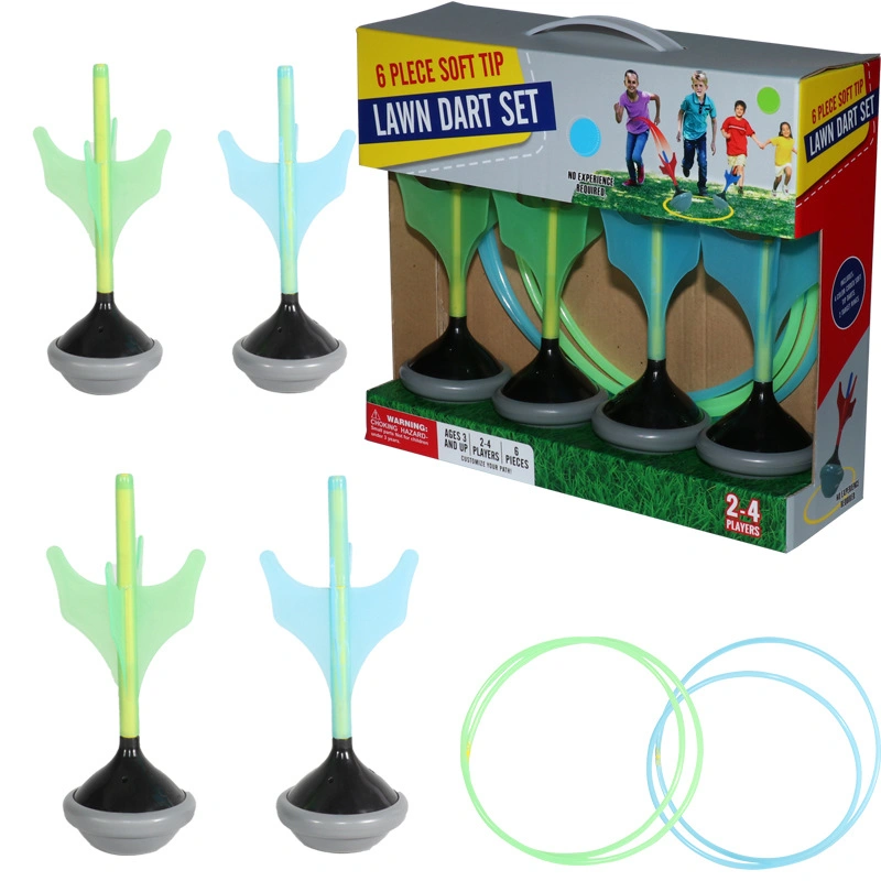 Fun Outdoor Toy Glow in The Dark Lawn Darts Game