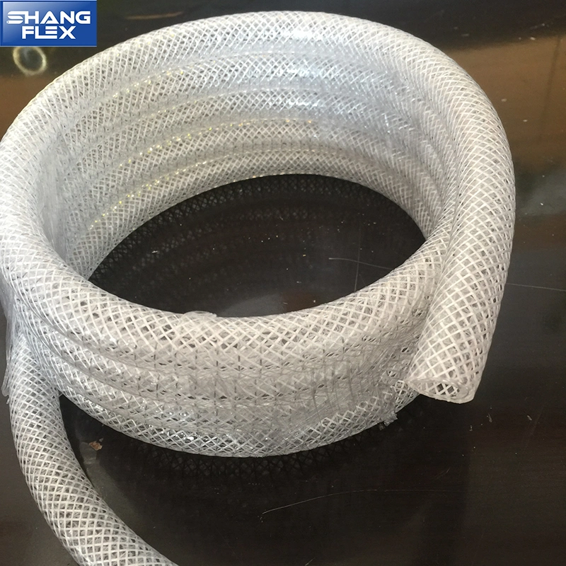 PVC Transparent Plastic Fiber Reinforced Water Flexible Braided Hose