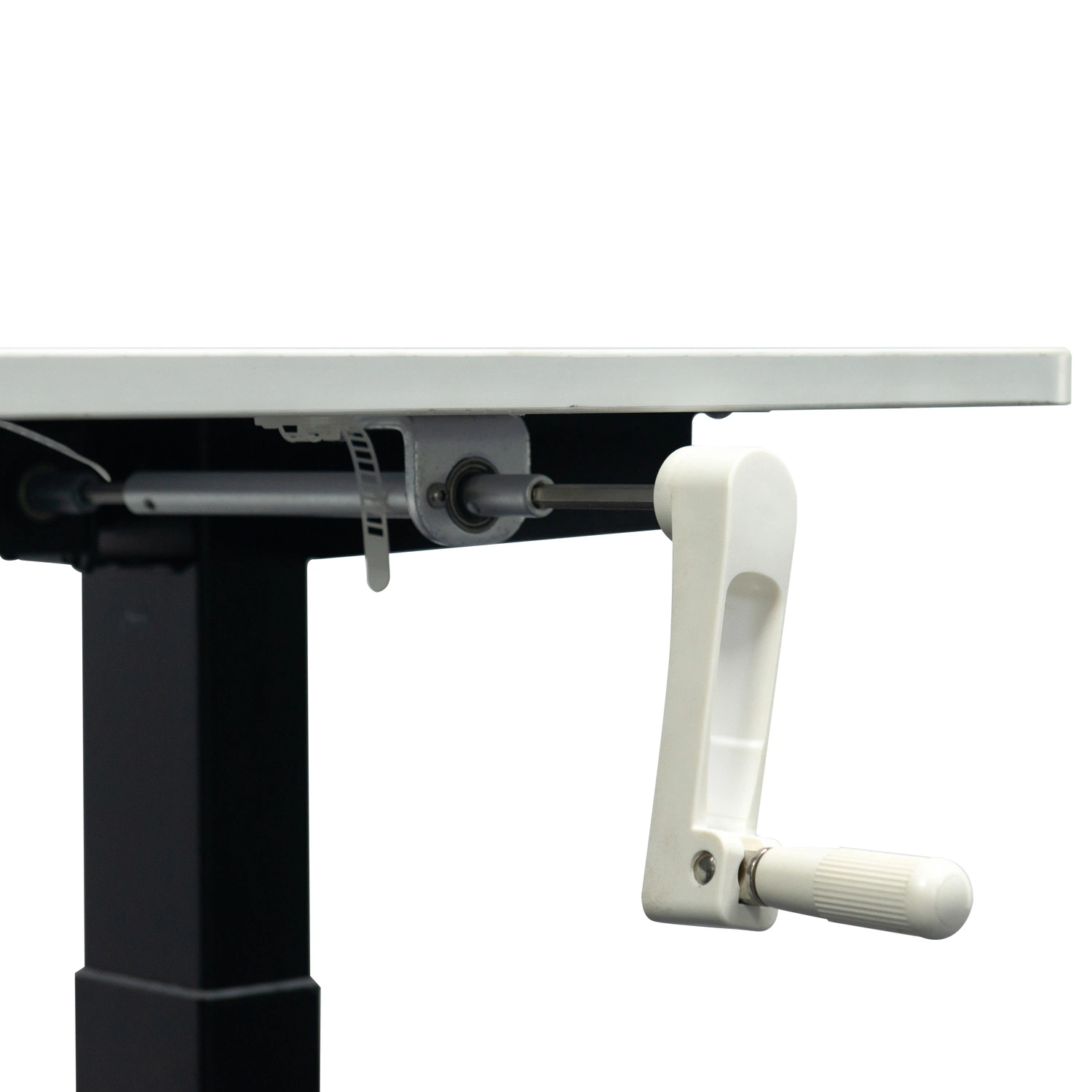 Manual Crank Stand Hand Control Desk up Steel System Ergonomic Standing Desk